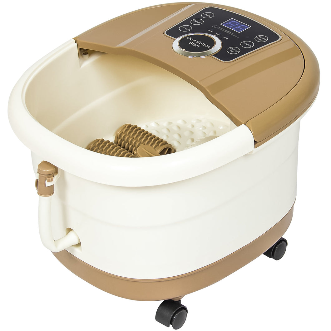 Portable Foot Spa Bath Massager - Tan